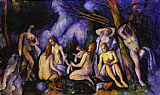 Paul Cezanne Wall Art - Big Bathers